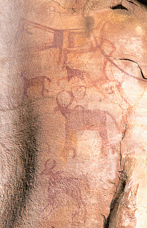 Cave painting Bhimbetka V_MG_9659