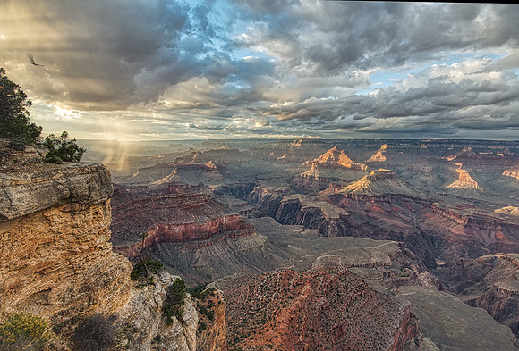 Grand Canyon storm at dusk_DSC2808